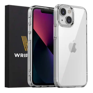 Liquid Crystal Case & Tempered Glass for iPhone 13 - Transparent