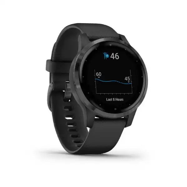 Garmin Vivoactive 4S Smartwatch (40mm) - Black with Slate Hardware