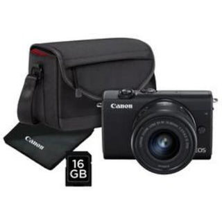 Canon EOS M200 Black + 15-45mm with Bag & 16GB SD Card