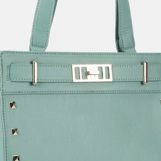 Pierre Cardin Abbey Studded Satchel | Mint – PCL05130MIMI-A0