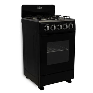 Univa Freestanding Gas Stove 50 x 49  Black UG555