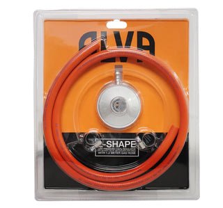 L-shape gas regulator & 1.2m hose kit G029