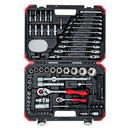 Gedore Red 92 Piece 1/2 and 1/4 Socket Set (380 x 280 x 80mm)