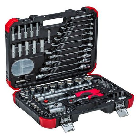 Gedore Red 92 Piece 1/2 and 1/4 Socket Set (380 x 280 x 80mm)