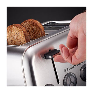 Russell Hobbs 4 Slice Toaster - Stainless Steel 13976 - 859697