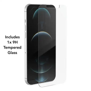 Liquid Crystal Case & Tempered Glass for iPhone 13 - Transparent