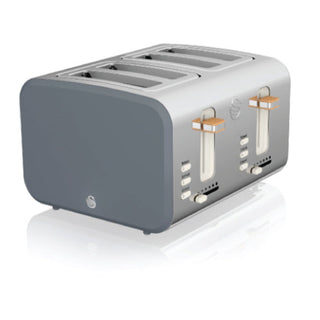 SWAN - NORDIC SLATE GREY 4 SLICE TOASTER SNT4G