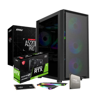 PCBuilder  AMD Ryzen 5 5500  Scout  16GB RAM 1 TB SSD RT3050 6GB Windows 11