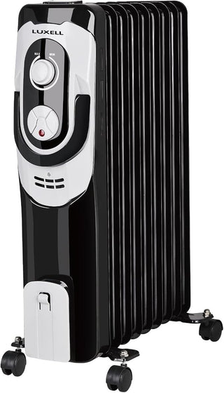 LUXELL 9 Fin Oil Heater  2000W Black/Grey - LX-NY20H