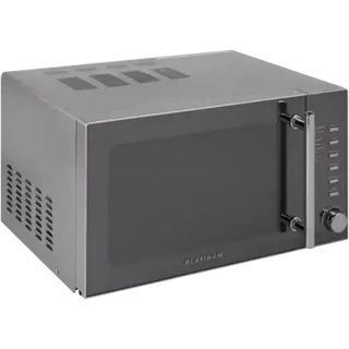 Platinum Silver Mirror Microwave Oven 20L