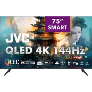 JVC 75" NQ7165 144Hz 4K QLED Google Smart TV with Dolby Atmos LT-75NQ7165