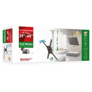 Barkan 29" - 65" Full Motion Telescopic TV Ceiling Mount (BRA3500W)