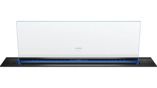 Siemens  iQ700 90cm downdraft extractor, clear glass,  recirculation operation