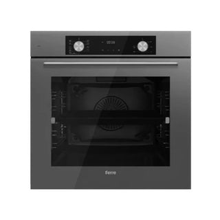 Ferre 60cm 9 Function Electric Built in Oven Grey Glass-FBDO901