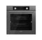 Ferre 60cm 9 Function Electric Built in Oven Grey Glass-FBDO901