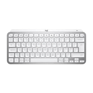 Logitech MX Keys Mini Minimalist Wireless Illuminated Keyboard - Pale Grey