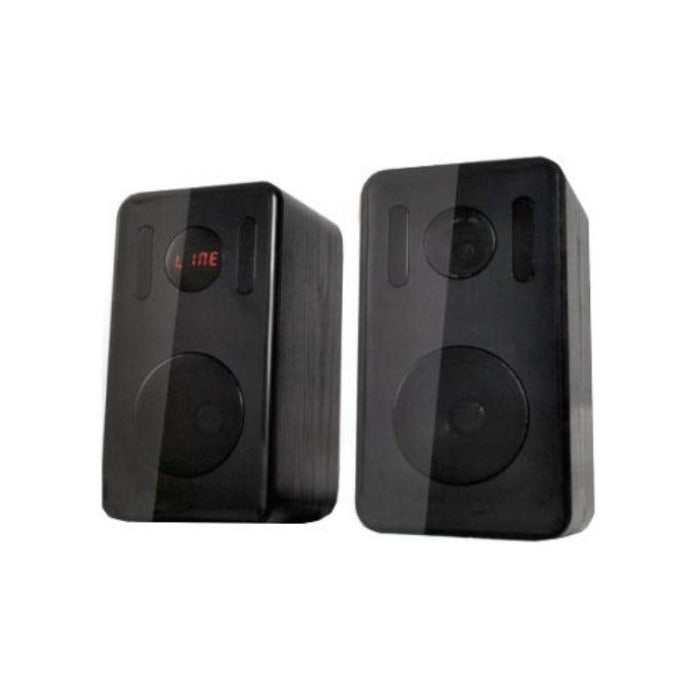 Aiwa Dual Bookshelf Bluetooth Speaker ABDT-205W/B