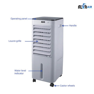 ALVA 12LT Evaporative Air Cooler W Remote & Timer ACS104