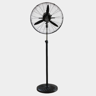 Alva Air - 65cm Industrial Design Pedestal Fan (Black) - 140W  ACS601