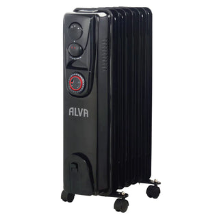 Alva 7 Fins Oil Filled Heater Timer Function 1500W AOH202-7