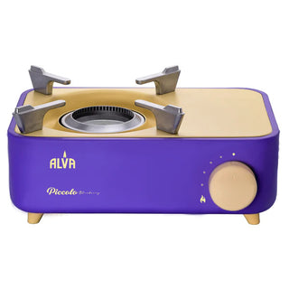 ALVA Mini Butane Canister Stove - Blueberry Purple CCR115