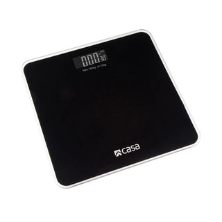 Casa Electronic Bathroom (Round Edge) Glass Scale (NERO)