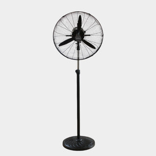 Alva Air - 50cm Industrial Design Pedestal Fan (Black) - 90W  ACS600