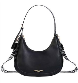 Pierre Cardin  Alina Hobo Size:  Leather Shoulder Strap with Logo