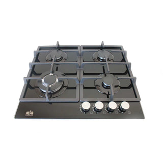 ALVA - 60cm 4-BURNER GAS HOB - GLASS GDH200