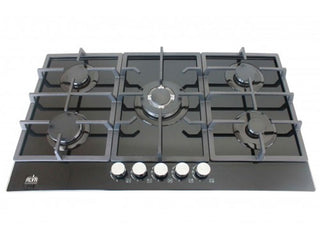 ALVA - 90cm 5-BURNER GAS HOB - GLASS GDH201