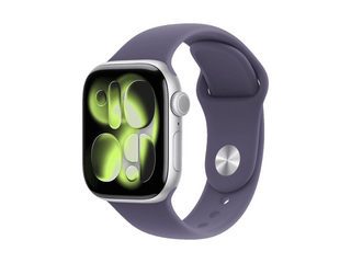 Apple Watch Series 11 GPS 42mm Silver Aluminium Case with Purple Fog Sport Band - M/L  MEU74AF/A