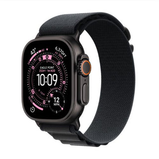 Apple Watch Ultra 3 GPS +Cell 49mm Black Titanium Case with Blck Alpine Loop - M/L