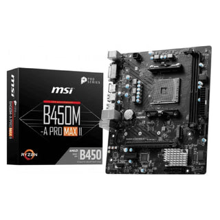 MSI B450M-A Pro MAX II mATX D4 Motherboard for AMD AM4 CPU