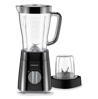 Kenwood 1.5l Stainless Steel Blender With Mill Black 500W - BLP16.150BK