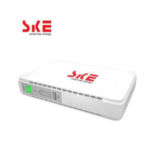 SKE White 8800mAh Mini DC Portable UPS Wi-Fi Backup