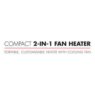 BR 1500W Compact Fan Heater