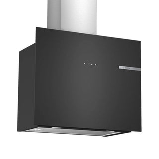 Bosch Series 4 Wall-Mounted Extractor Hood – Black Glass (60cm) DWF65AJ60T