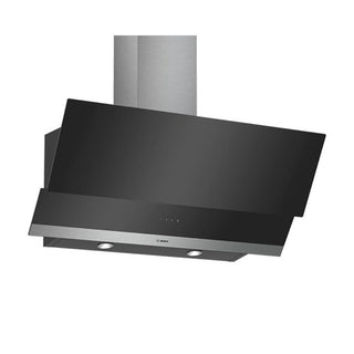 Bosch Series 2 Wall-Mounted Extractor Hood – Black Glass (90cm) DWK095G60