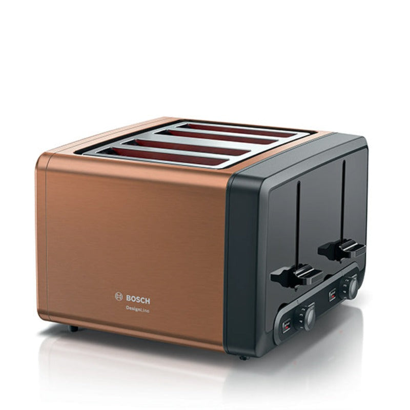 Bosch 4 Slice Toaster DesignLine Copper TAT4P449GB