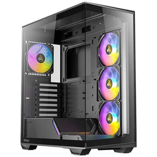 Antec C3 ARGB BLACK Clear Tempered Glass Steel ATX Mid-Tower Desktop Chassis