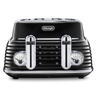 Delonghi Scultura Selections 4 Slice Toaster: Granite Black CTZS4003.BK