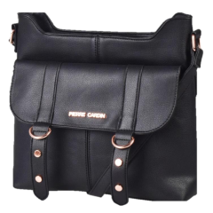 Pierre Cardin Camilla Classic Crossbody Bag | Black