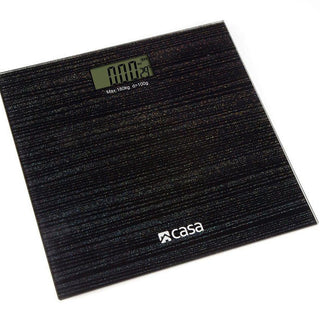 Casa Electronic Bathroom (Sparkle) Glass Scale (NERO)