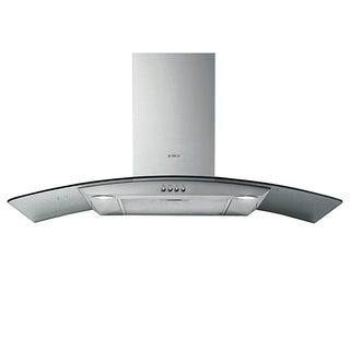 Elica 90cm Curved Glass Cooker Hood (Stainless Steel) – 10/CIRCUS90