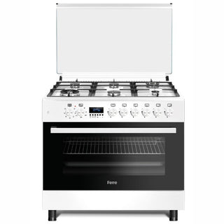 Ferre F9S60E7.PWI White Premium 90X60 Gas Stove