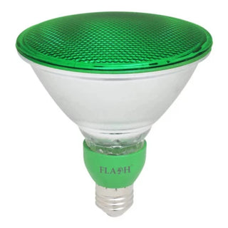 Flash Non-Dimmable Waterproof PAR38  LED Green  Lamp