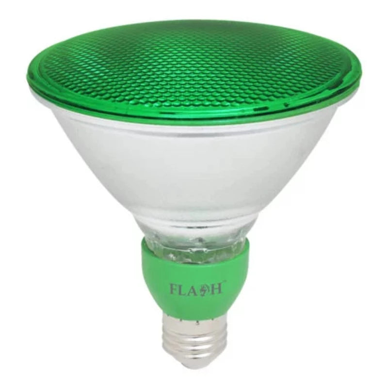 Flash NonDimmable Waterproof PAR38 LED Green Lamp