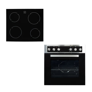 Falco 60cm Stainless Steel Oven and Ceran Hob Set - CM6602-A1-SS03