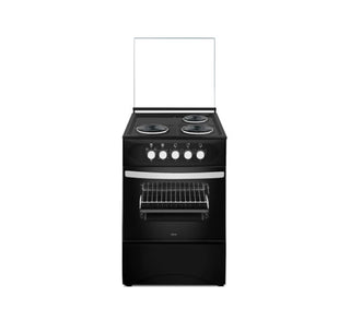 50 x 50 3 Elec, Elec Oven, Plug in Stove 3 pin, Splash back, Black F5C03E3.T.BG