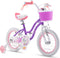 Royalbaby Stargirl 16 Inch Girls Bicycle Purple/Pink/White